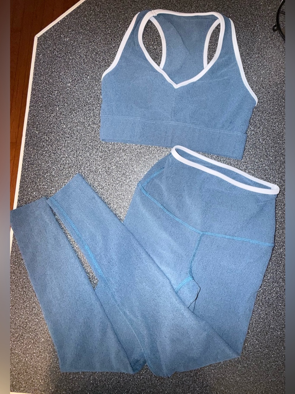 Five Dance Wear Blue 2 Piece Set Bra Top & Pants Size Adult Small